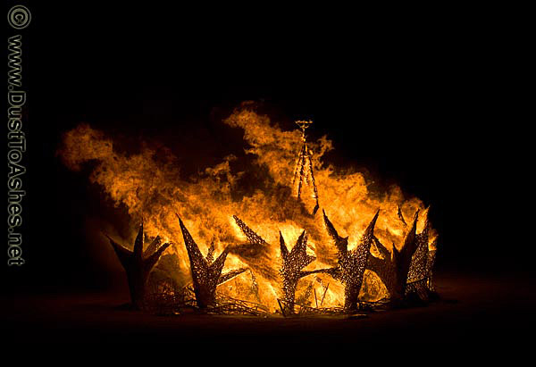Burning Man inferno