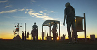 Burning Man festival art mannequins
