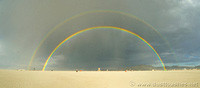 Burning Man rainbow