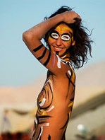 Abstract body painting