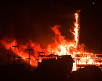 Inferno at Saturday Night burn ritual