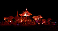 Night shot of temple