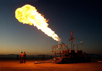 Fire ball throwing car at Burning Man