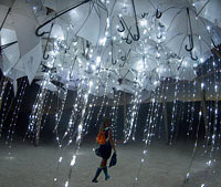 This art installation was built by the artists from London, England