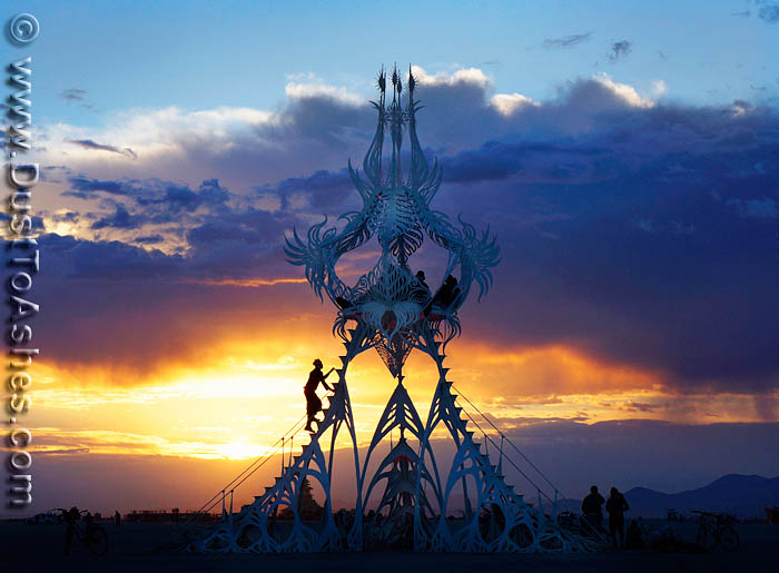 Burning Man early morning