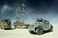 The old vintage volkswagen cars replicas