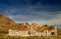 Nevada ghost town remains