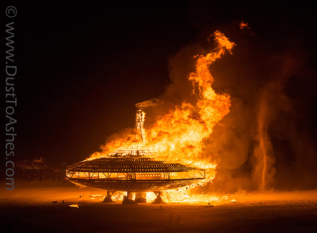 UFO in Flames