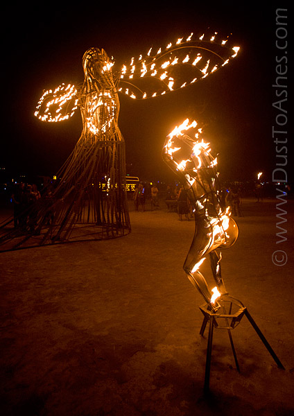 Burning Man night