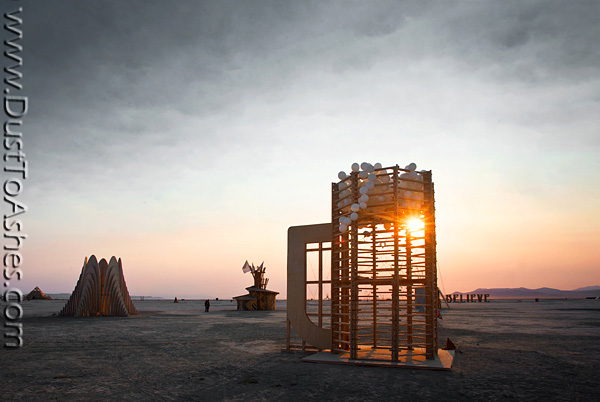 First Burning Man installation from Czech Republic