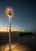 Night view of Burning Man