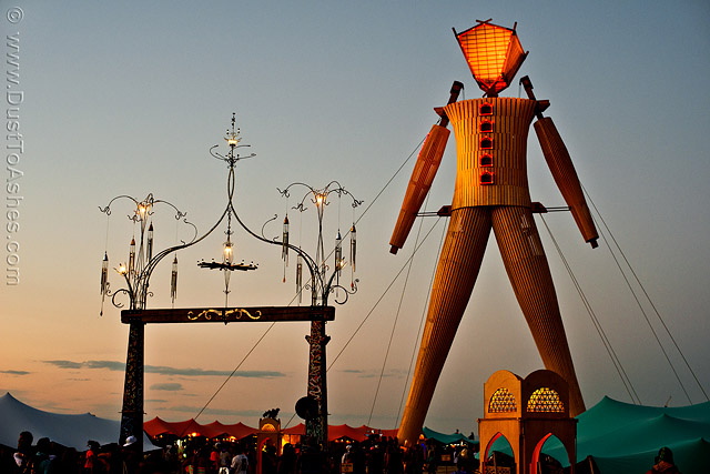 Decorative Portal to The Burning Man Caravansary soak