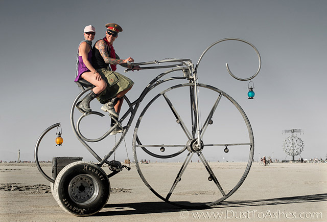 Oversized wheel tricycle 