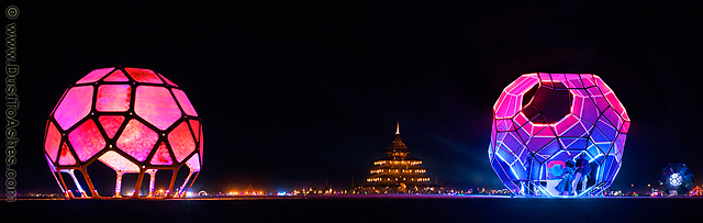 Night colors of Burning Man