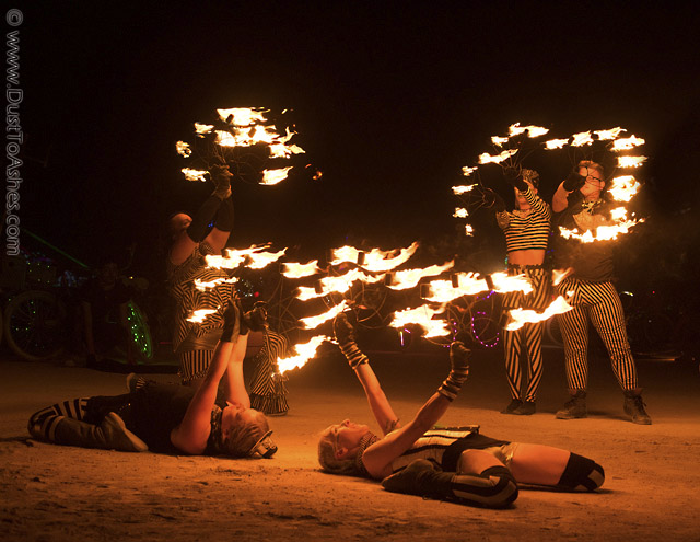 Poi Fire Dancers