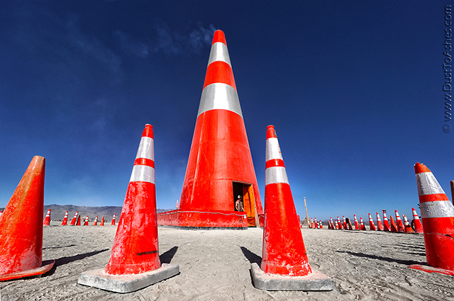 super large orange traffic cone